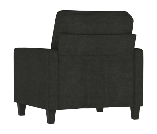 Sillón de tela negro 60 cm