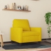 vidaXL Sillón de terciopelo amarillo 60 cm