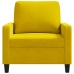 vidaXL Sillón de terciopelo amarillo 60 cm