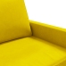 Sofá de 3 plazas terciopelo amarillo 180 cm