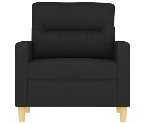 Sillón de tela negro 60 cm