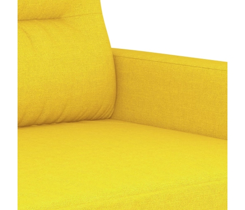 Sillón de tela amarillo claro 60 cm