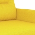 Sillón de tela amarillo claro 60 cm