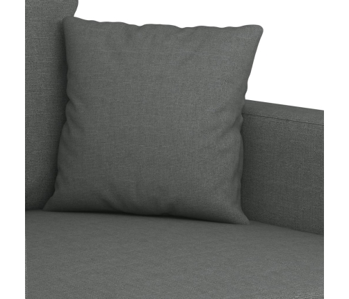 Sillón de tela gris oscuro 60 cm