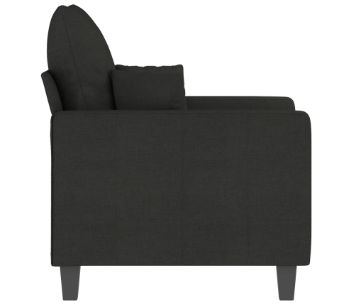 vidaXL Sillón de tela negro 60 cm