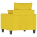 Sillón de tela amarillo claro 60 cm