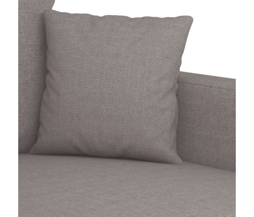 Sofá de 3 plazas de tela gris taupe 180 cm