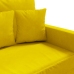 Sillón de terciopelo amarillo 60 cm