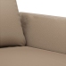 vidaXL Sillón cuero sintético color capuchino 60 cm