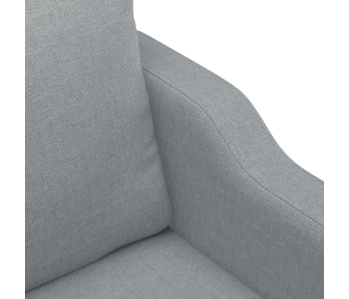 Sillón de tela gris claro 60 cm