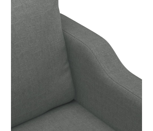 Sillón de tela gris oscuro 60 cm