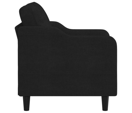 Sillón de tela negro 60 cm