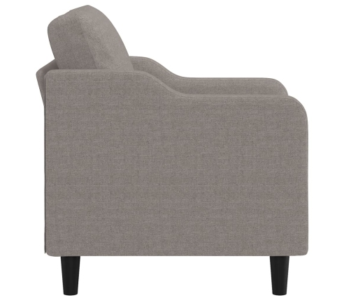 Sillón de tela gris taupé 60 cm