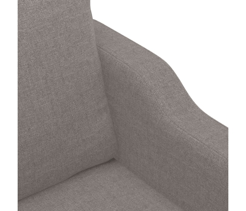 Sillón de tela gris taupé 60 cm