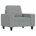 Sillón de tela gris claro 60 cm