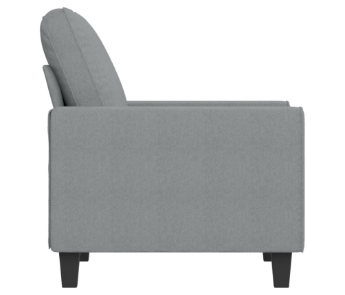 Sillón de tela gris claro 60 cm