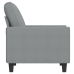 Sillón de tela gris claro 60 cm