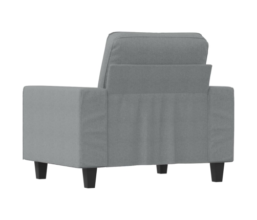 Sillón de tela gris claro 60 cm