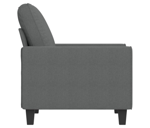 Sillón de tela gris oscuro 60 cm