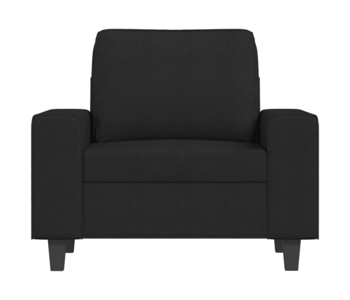 Sillón de tela negro 60 cm