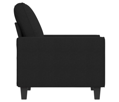 Sillón de tela negro 60 cm