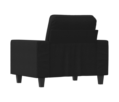 Sillón de tela negro 60 cm