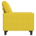 Sillón de tela amarillo claro 60 cm