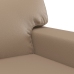 Sillón cuero sintético color capuchino 60 cm