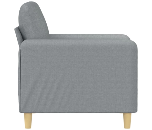 Sillón de tela gris claro 60 cm