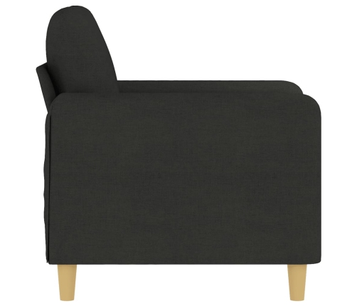 Sillón de tela negro 60 cm