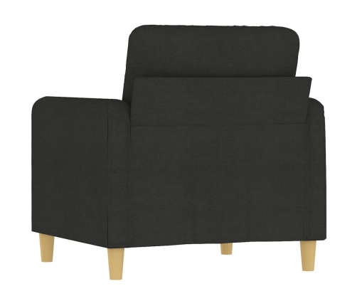 Sillón de tela negro 60 cm