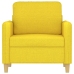 Sillón de tela amarillo claro 60 cm