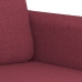 Sillón de tela rojo tinto 60 cm