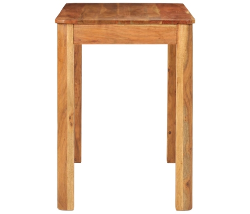 Mesa de comedor madera maciza de acacia 110x55x76 cm