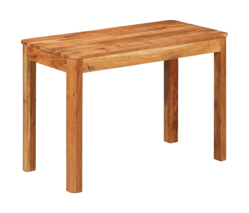 Mesa de comedor madera maciza de acacia 110x55x76 cm