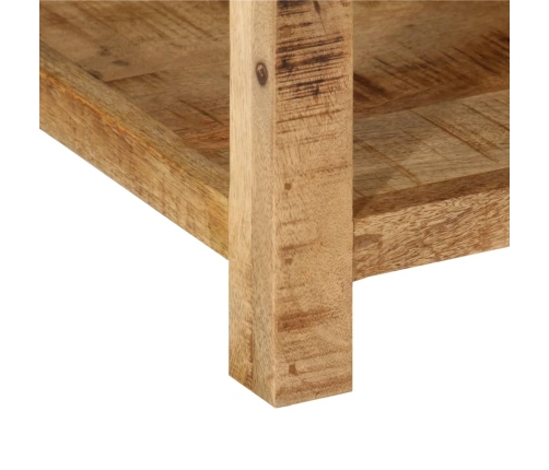 vidaXL Mesita de noche madera maciza de mango 40x40x50 cm