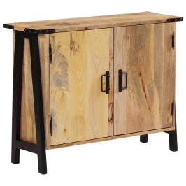 Aparador de madera maciza de mango 88x30x69 cm