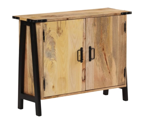 Aparador de madera maciza de mango 88x30x69 cm