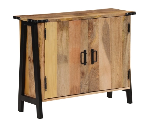 Aparador de madera maciza de mango 88x30x69 cm