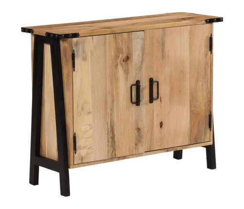 Aparador de madera maciza de mango 88x30x69 cm