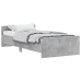 Estructura de cama madera de ingeniería gris hormigón 90x200cm