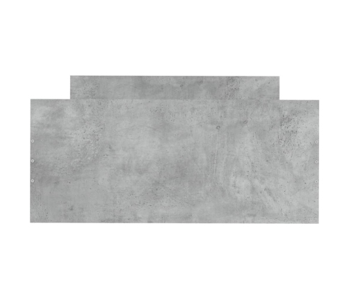 Estructura de cama madera de ingeniería gris hormigón 90x200cm