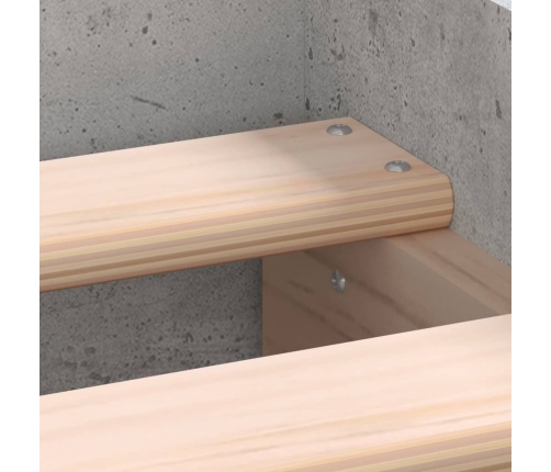 Estructura de cama madera de ingeniería gris hormigón 90x200cm