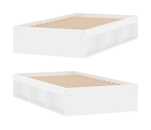 vidaXL Estructura de cama blanca 90x200 cm