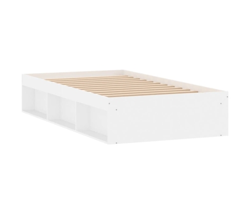 vidaXL Estructura de cama blanca 90x200 cm