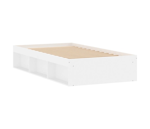 vidaXL Estructura de cama blanca 90x200 cm