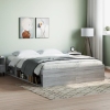 vidaXL Estructura de cama Sonoma gris 140x200 cm