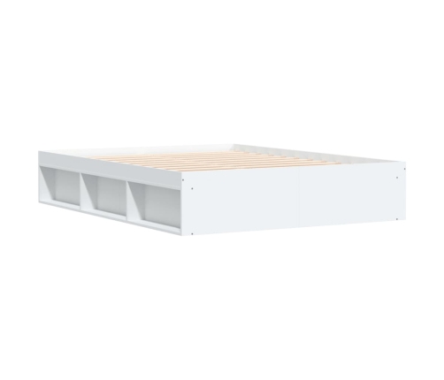 vidaXL Estructura de cama blanca 150x200 cm