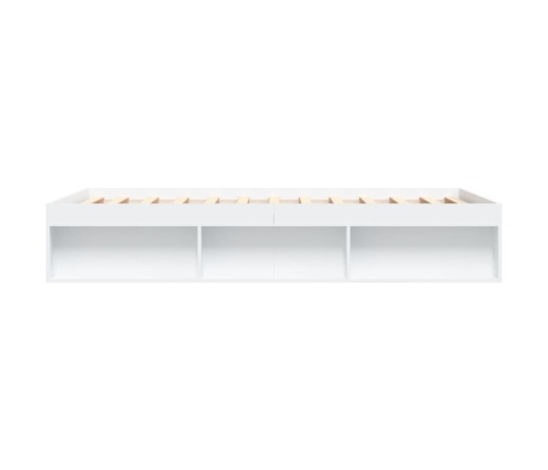 vidaXL Estructura de cama blanca 150x200 cm