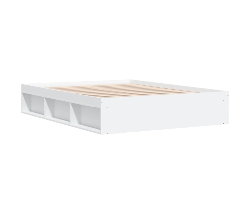 vidaXL Estructura de cama blanca 150x200 cm